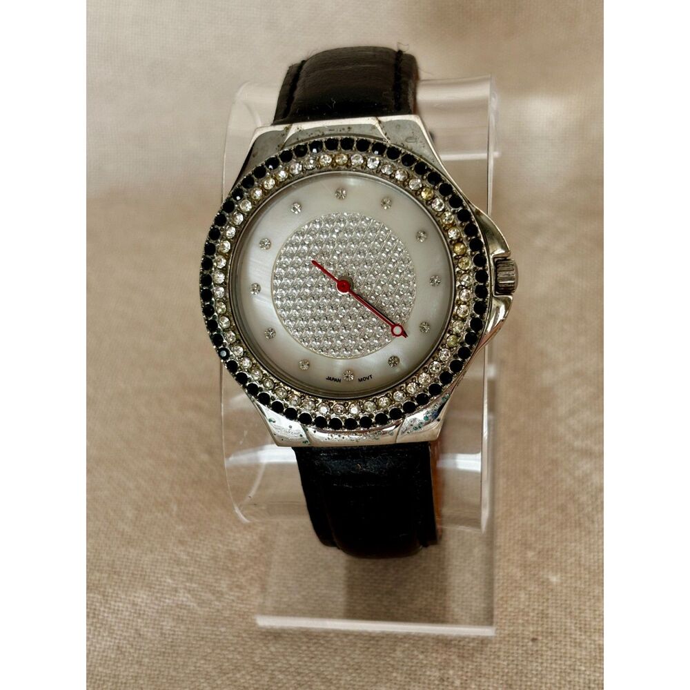 Gruen diamond bezel GR8295 quartz women's watch, working